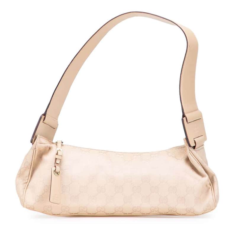 Gucci GG Canvas Shoulder Bag Brown Canvas Good condition - Front View