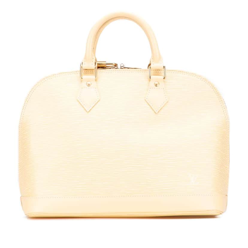 Louis Vuitton Epi Alma PM Brown Leather Very good condition - Front View