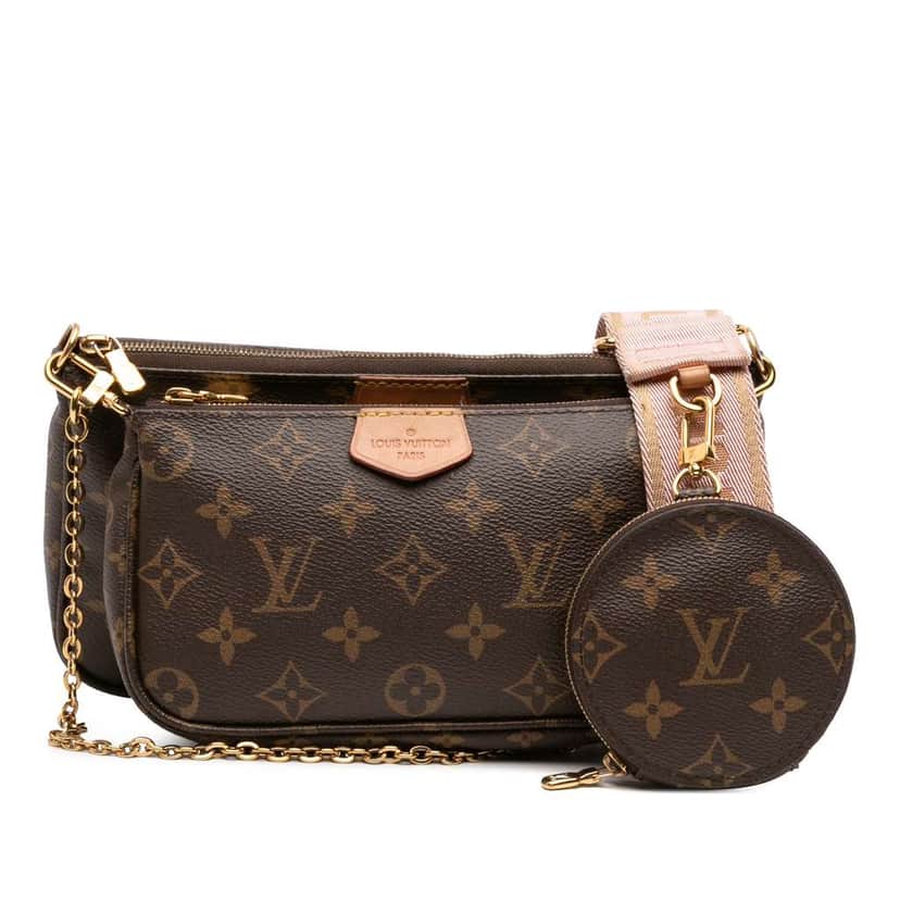 Louis Vuitton Monogram Multi Pochette Accessoires Brown Canvas Good condition - Front View