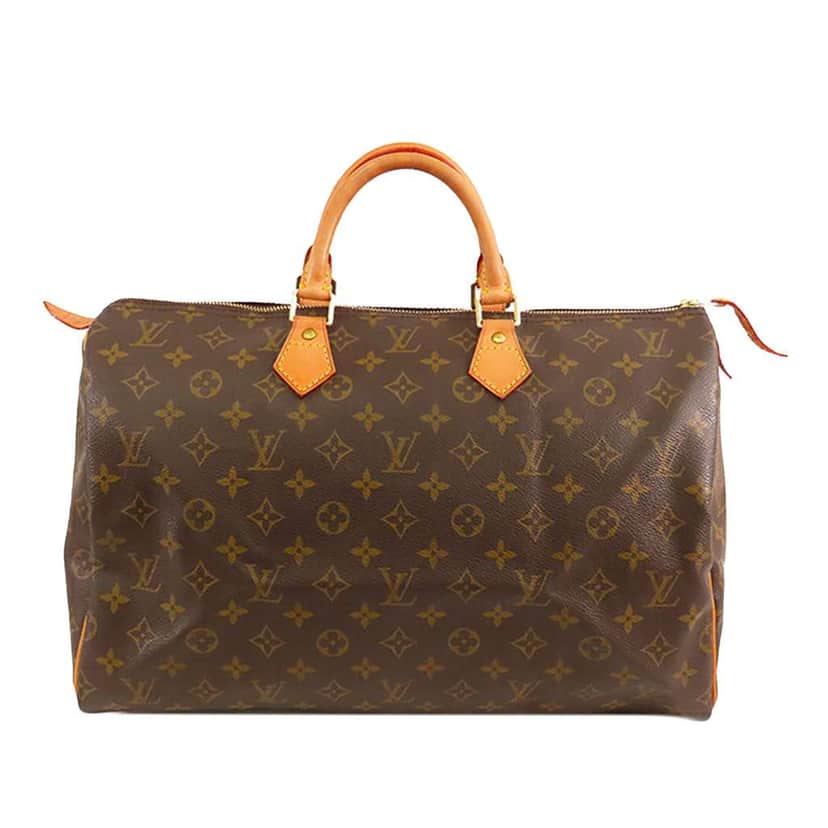 Louis Vuitton Monogram Speedy 40 Brown Good condition - Front View