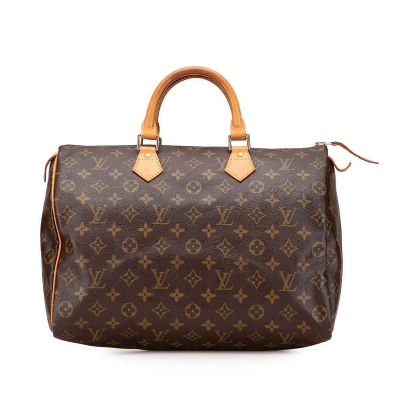 Louis Vuitton Monogram Speedy 35 Brown Fair condition - Front View