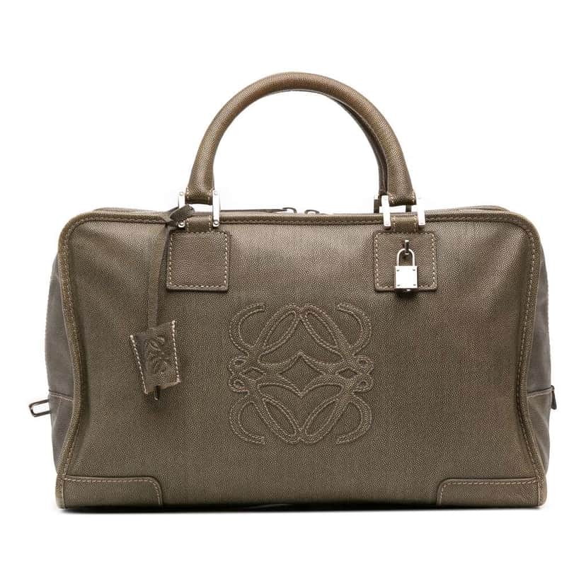Loewe Grained Calfskin Amazona 36 Brown Leather Good condition - Front View