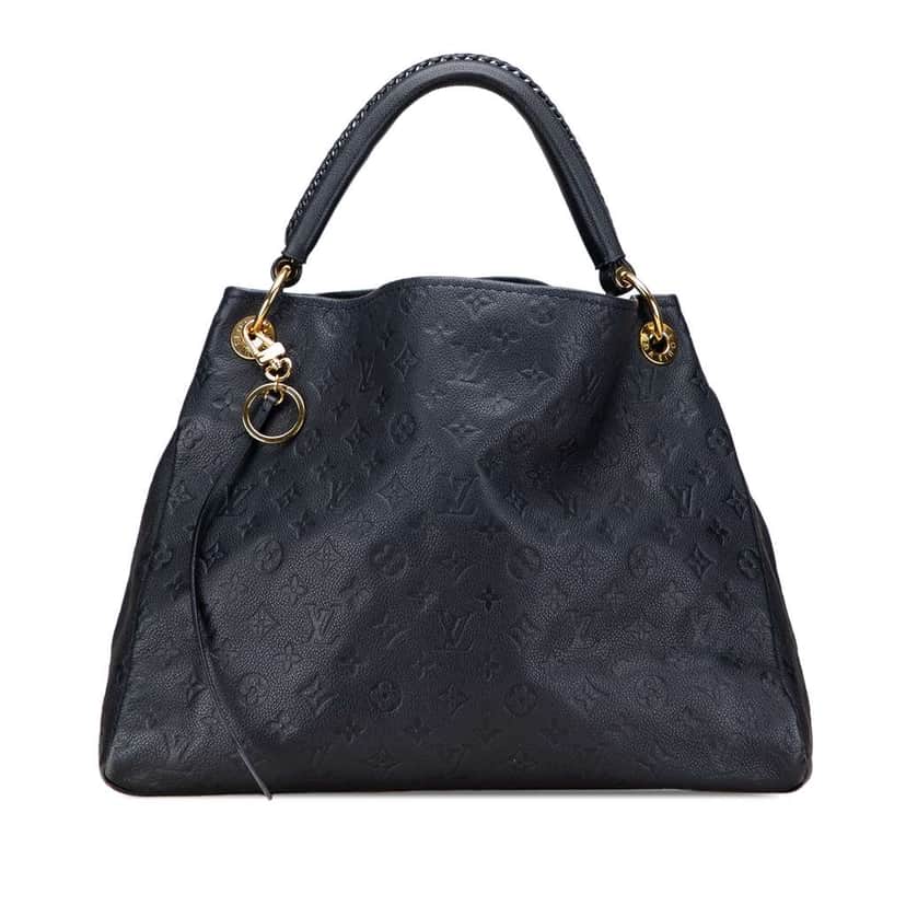 Louis Vuitton Monogram Empreinte Artsy MM Blue Leather Good condition - Front View