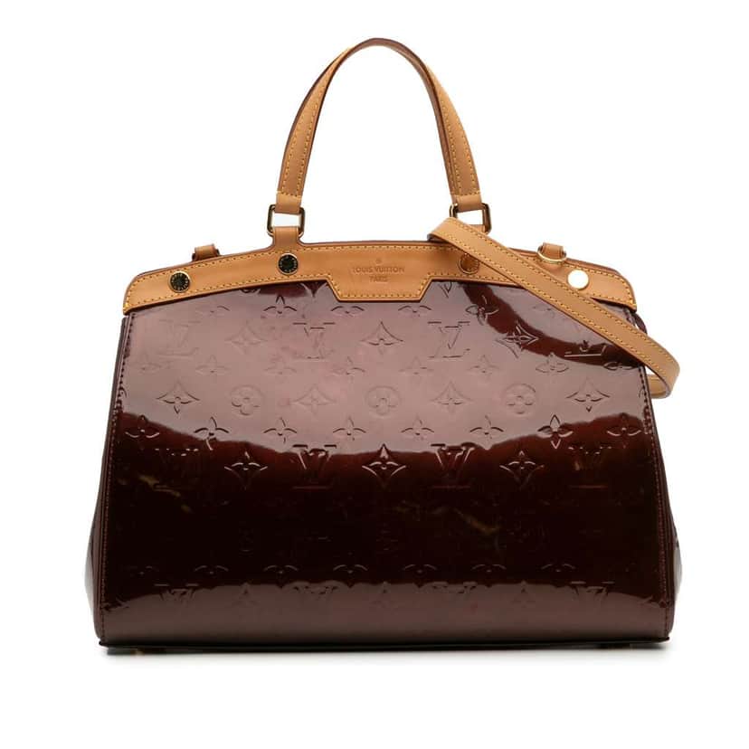 Louis Vuitton Monogram Vernis Brea MM Red Leather Good condition - Front View