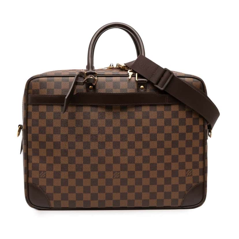 Louis Vuitton Damier Ebene Porte Documents Voyage GM Brown Good condition - Front View