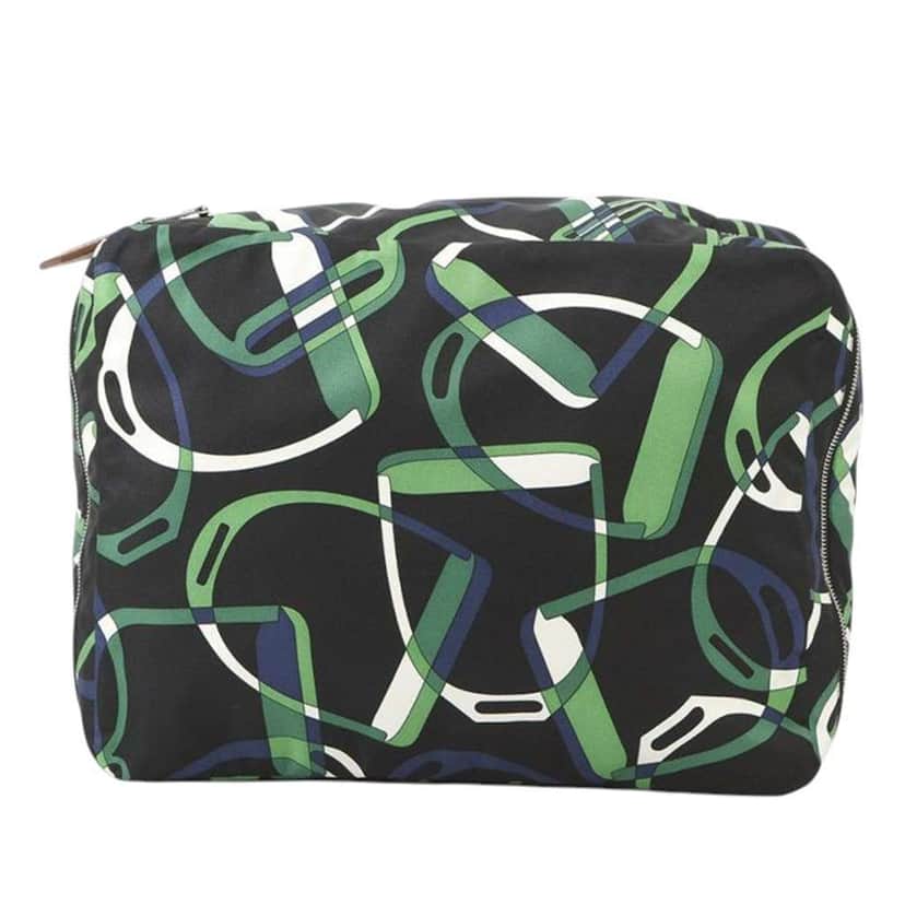 Hermès Travelsilk Housse de Voyage PM Black Silk Very good condition - Front View