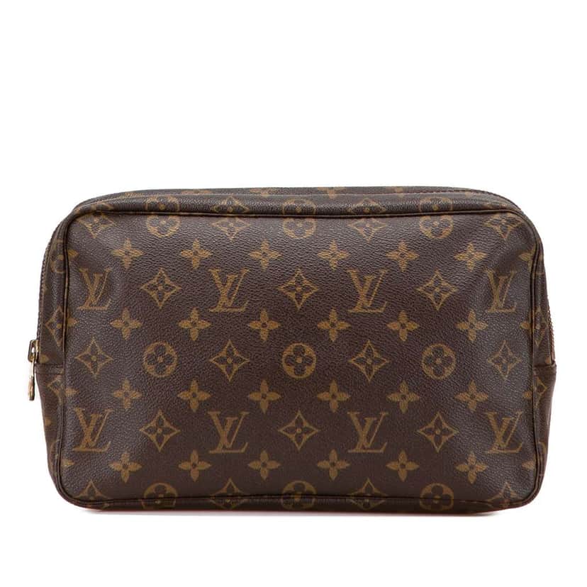 Louis Vuitton Monogram Trousse Toilette 28 Brown Fair condition - Front View