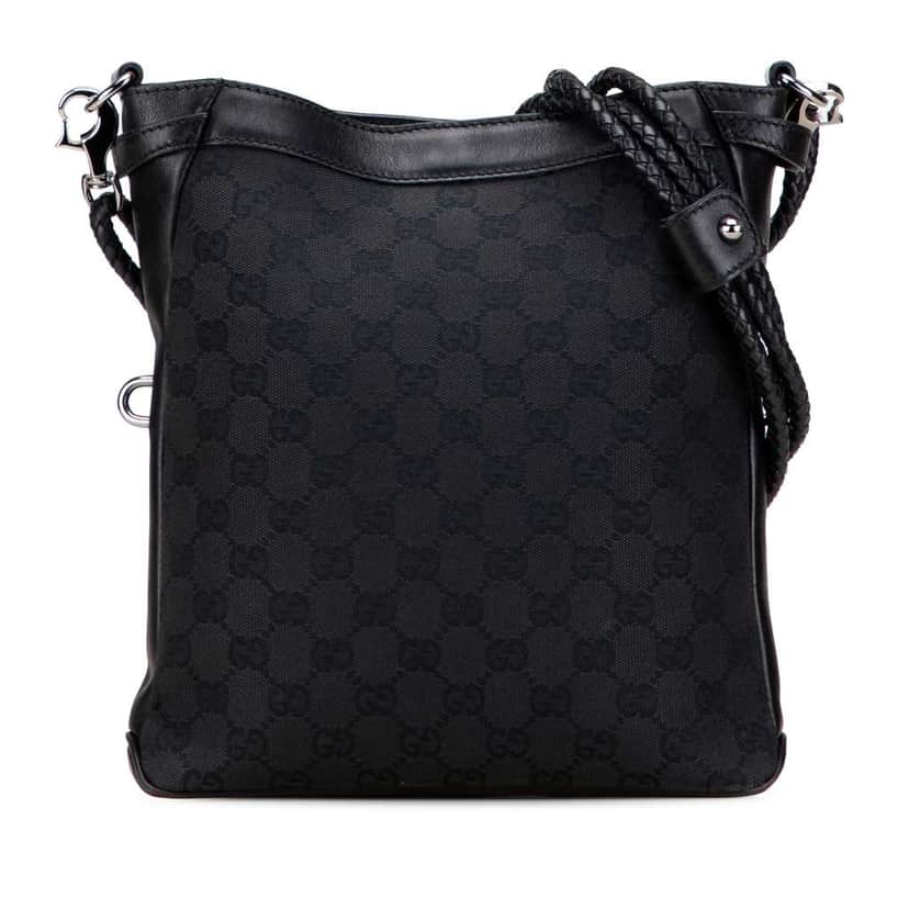 Gucci GG Canvas Crossbody Black Canvas Good condition - Front View