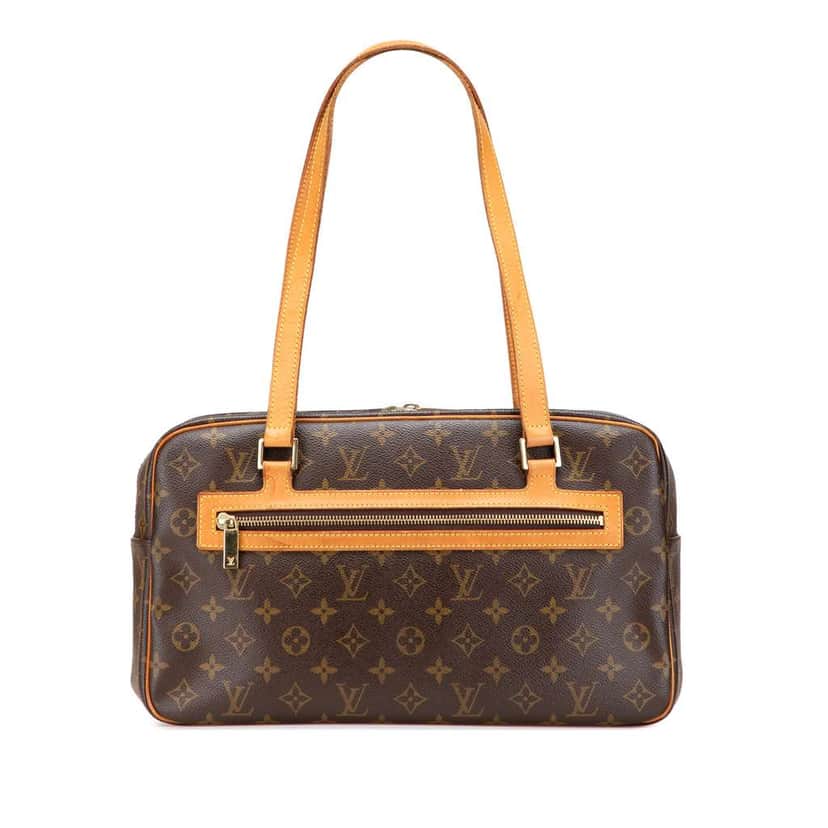 Louis Vuitton Monogram Cite GM Brown Canvas Good condition - Front View