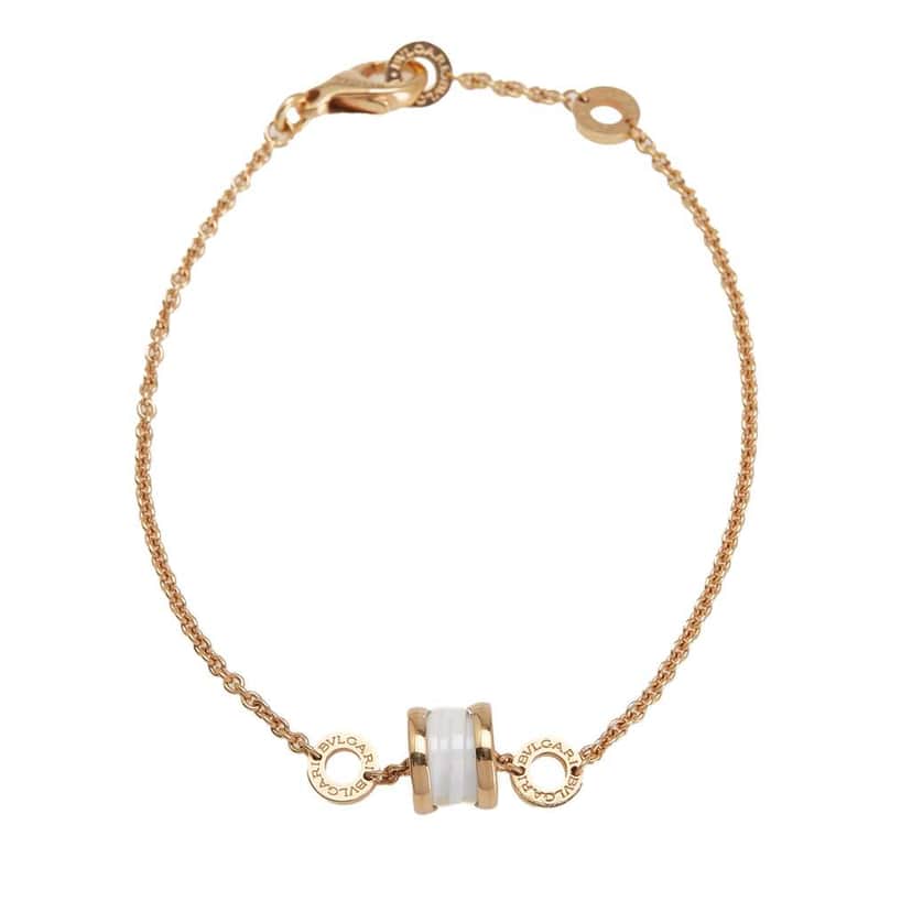 Bvlgari 18k Yellow Gold and Ceramic B.Zero1 Bracelet Gold Gold Good condition - Front View