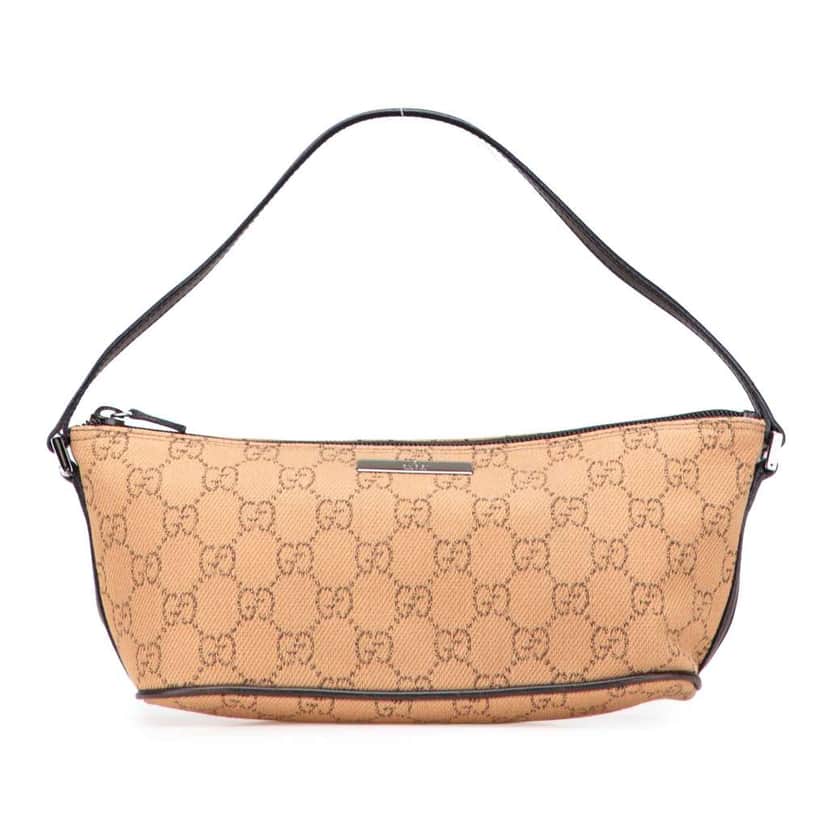 Gucci GG Denim Boat Brown Denim Good condition - Front View