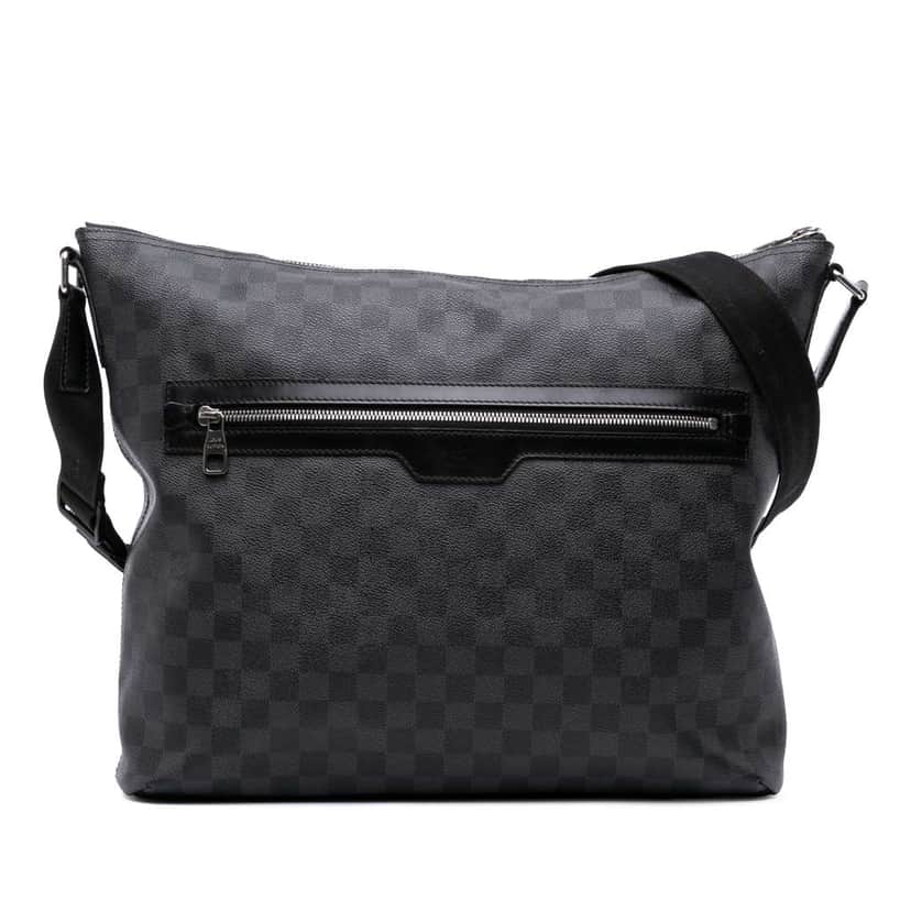 Louis Vuitton Damier Graphite Mick MM Black Good condition - Front View