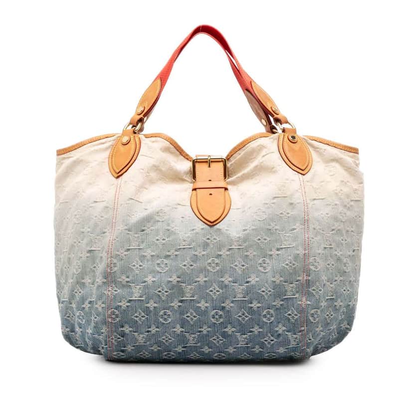 Louis Vuitton Monogram Denim Sunbeam Blue Denim Good condition - Front View