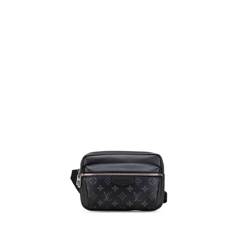Louis Vuitton Monogram Taigarama Outdoor Bumbag Black Good condition - Front View