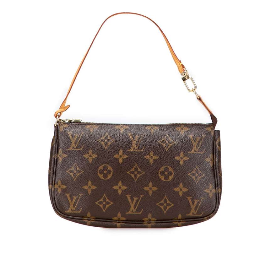 Louis Vuitton Monogram Pochette Accessoires Brown Good condition - Front View