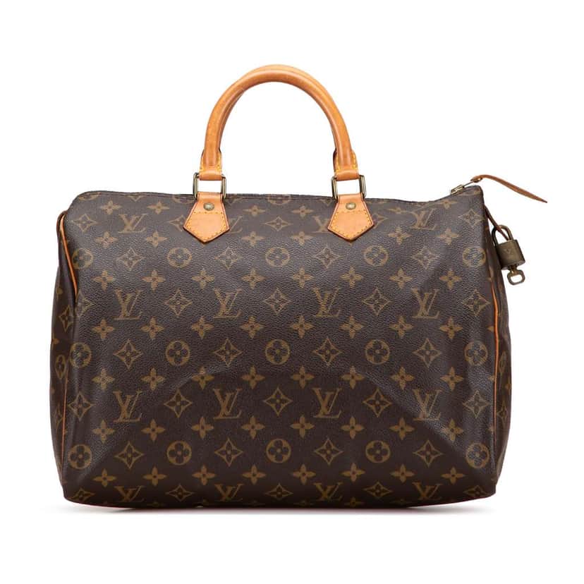 Louis Vuitton Monogram Speedy 35 Brown Fair condition - Front View