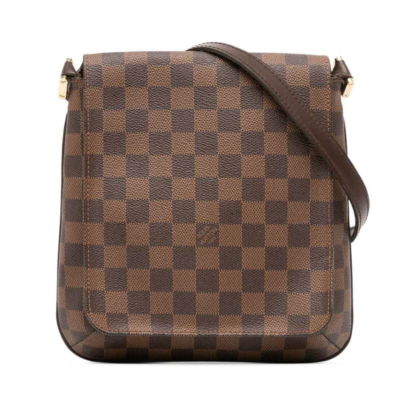 Louis Vuitton Damier Ebene Musette Salsa Long Strap Brown Good condition - Front View