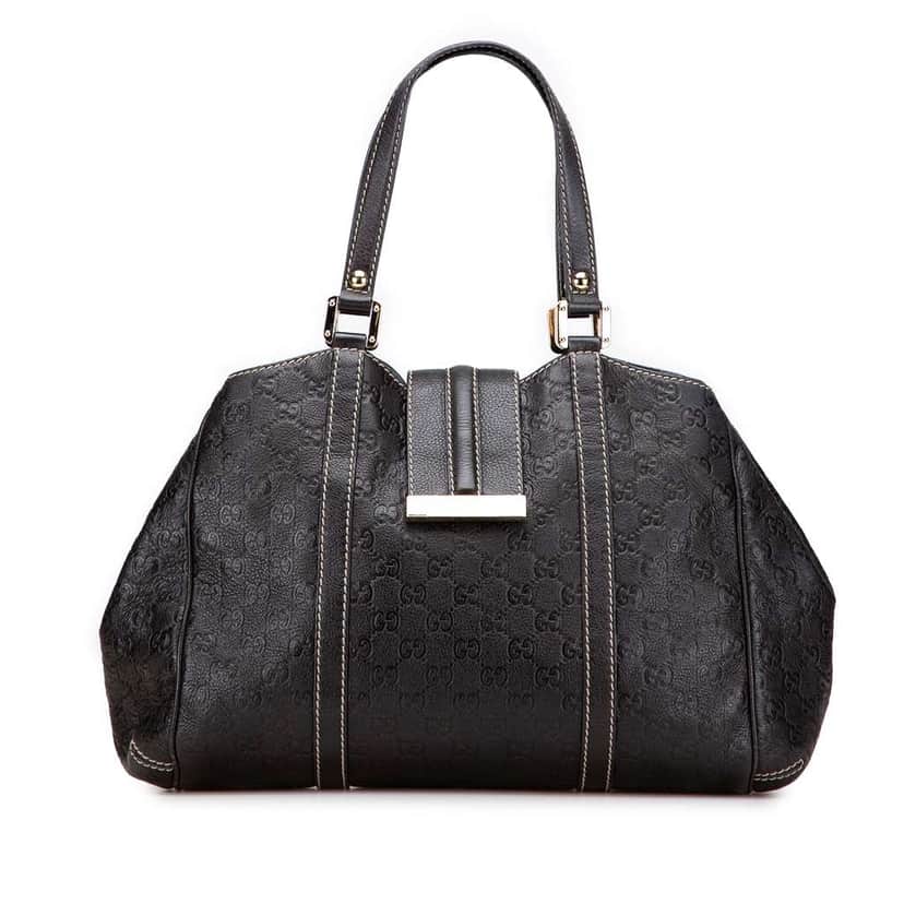 Gucci Guccissima New Ladies Tote Brown Leather Good condition - Front View