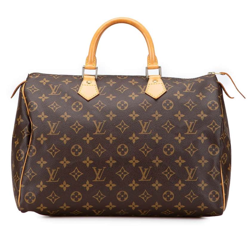 Louis Vuitton Monogram Speedy 35 Brown Good condition - Front View
