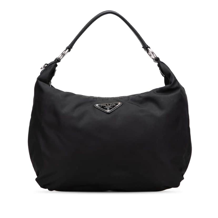 Prada Tessuto Hobo Black Good condition - Front View