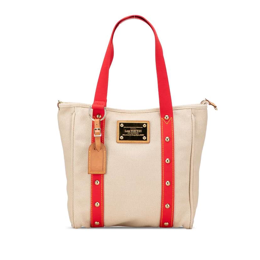 Louis Vuitton Antigua Cabas MM Brown Canvas Good condition - Front View