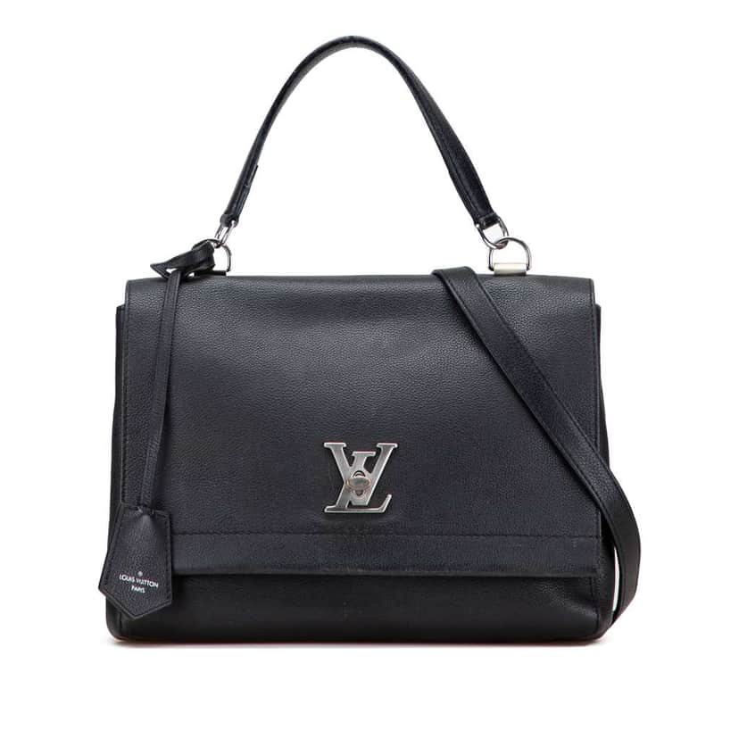 Louis Vuitton Leather Lockme II Black Leather Good condition - Front View