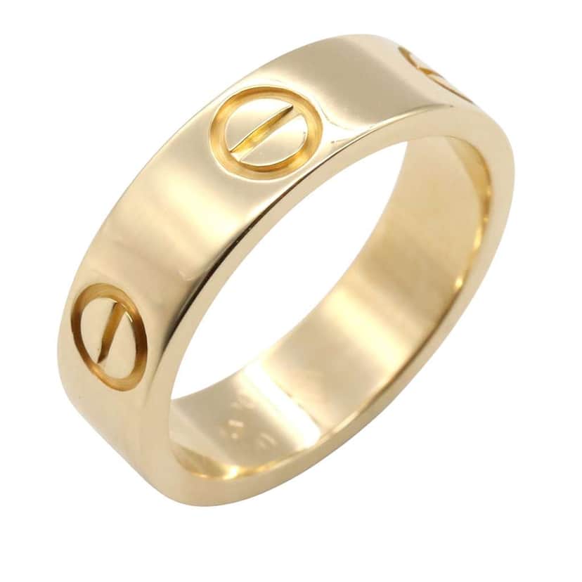 Cartier 18K Yellow Gold Classic Love Ring Gold Gold Good condition - Front View