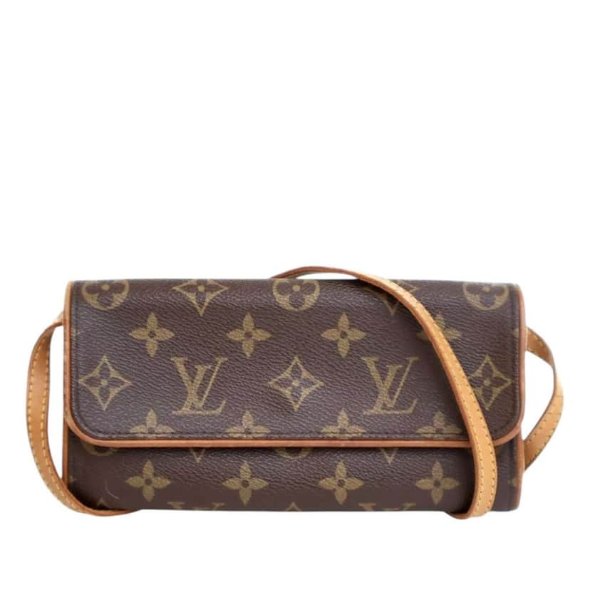 Louis Vuitton Monogram Pochette Twin PM Brown Good condition - Front View
