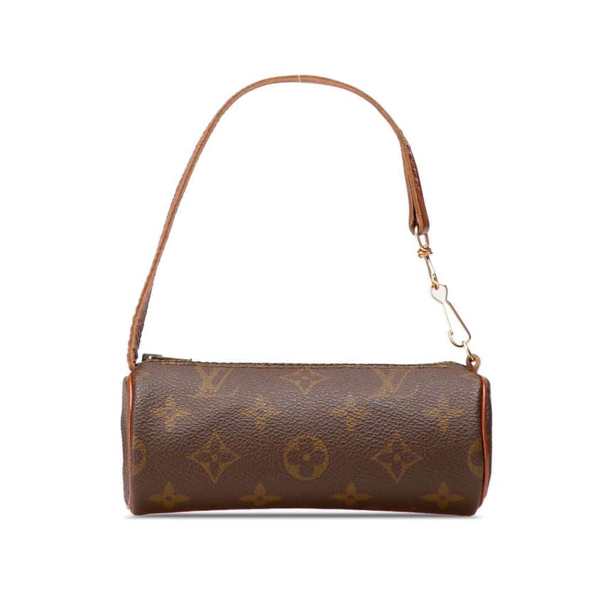 Louis Vuitton Monogram Papillon Pochette Brown Canvas Good condition - Front View