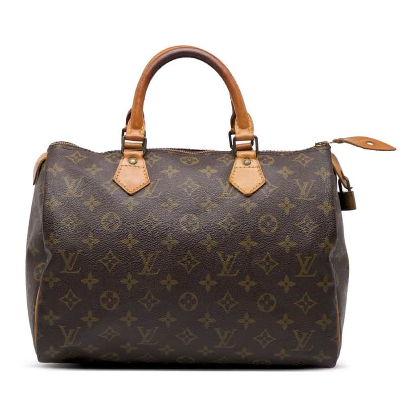Louis Vuitton Monogram Speedy 30 Brown Fair condition - Front View