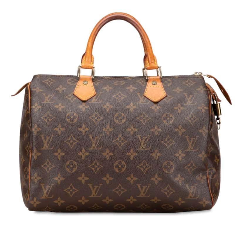 Louis Vuitton Monogram Speedy 30 Brown Good condition - Front View
