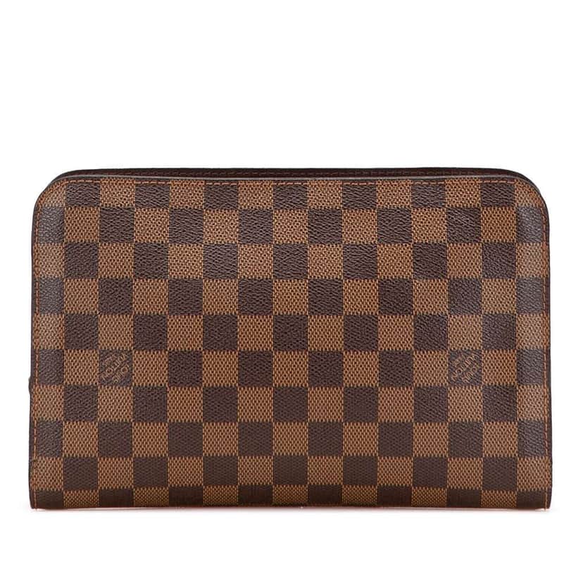 Louis Vuitton Damier Ebene Saint Louis Pochette Brown Good condition - Front View