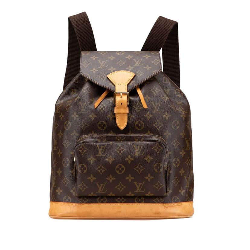 Louis Vuitton Monogram Montsouris GM Brown Good condition - Front View