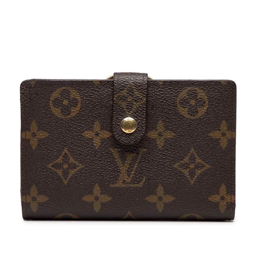 Louis Vuitton Monogram Porte Monnaie Billets Viennois Brown Good condition - Front View