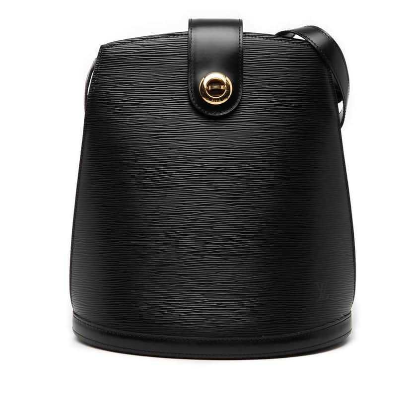 Louis Vuitton Epi Cluny Black Leather Good condition - Front View