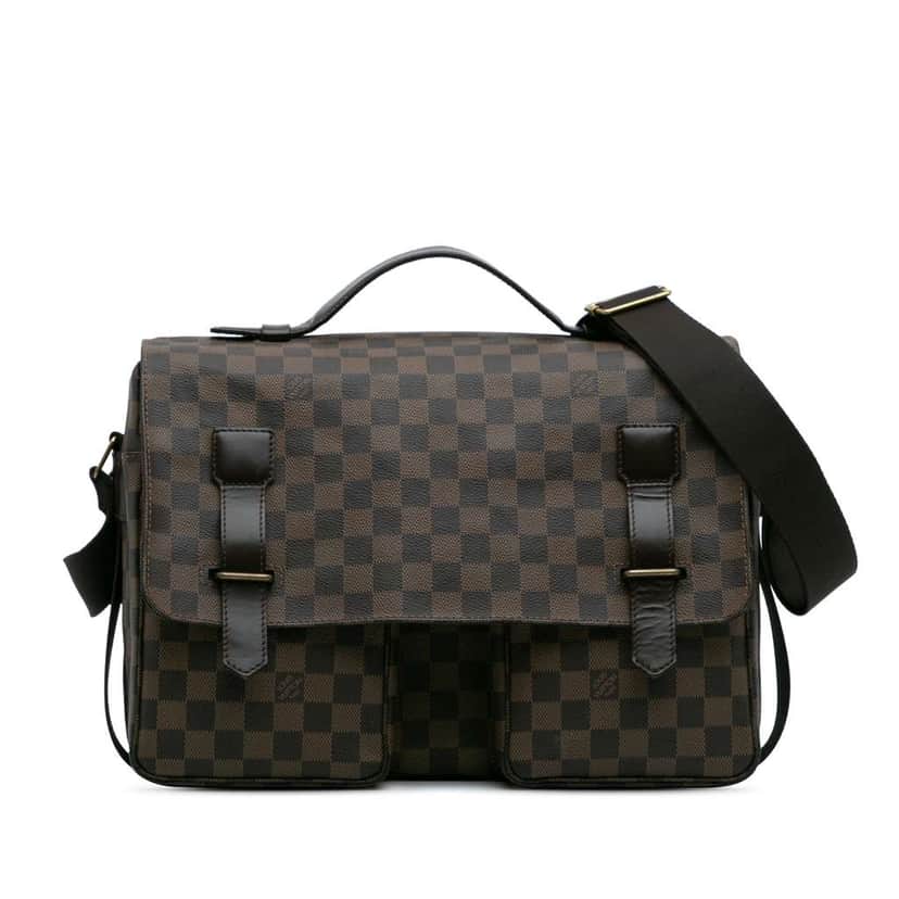 Louis Vuitton Damier Ebene Broadway Brown Good condition - Front View