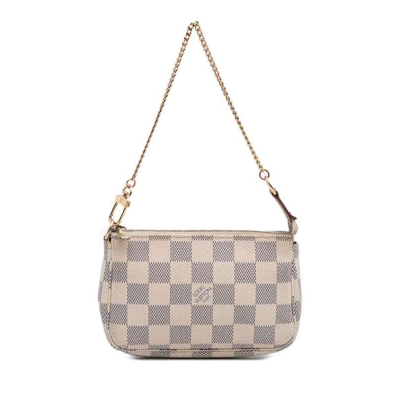 Louis Vuitton Damier Azur Mini Pochette Accessoires White Very good condition - Front View