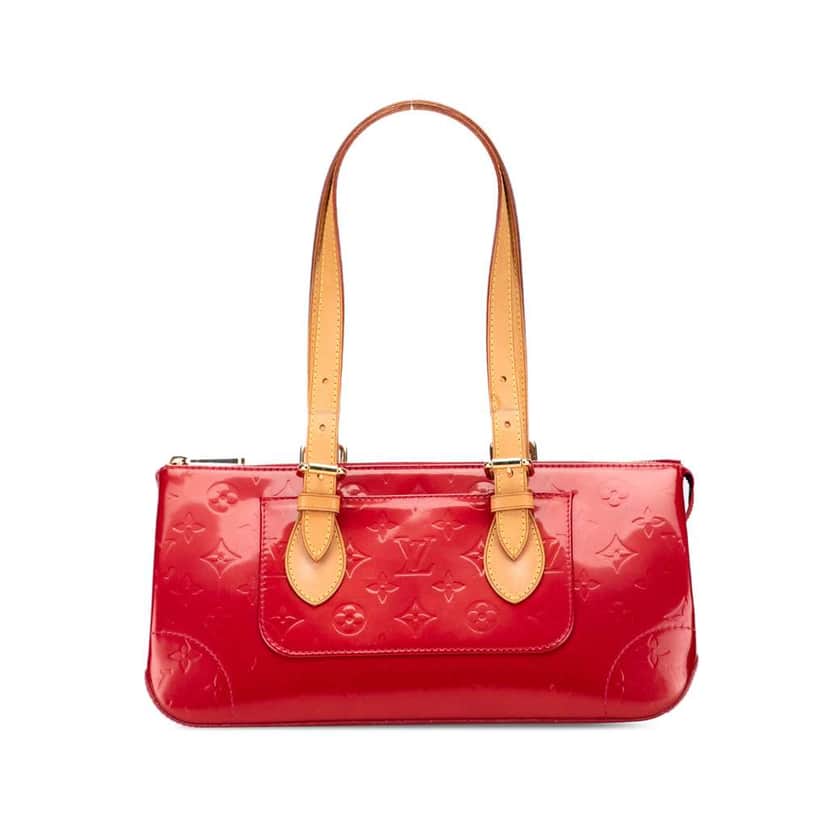 Louis Vuitton Monogram Vernis Rosewood Avenue Red Leather Good condition - Front View