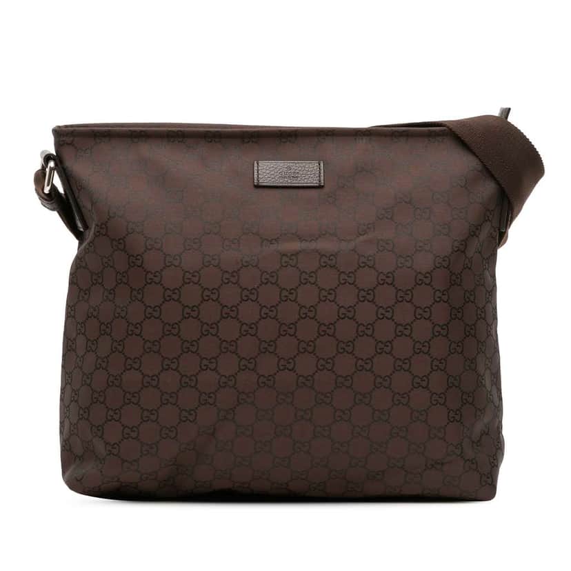Gucci GG Canvas Crossbody Brown Canvas Good condition - Front View