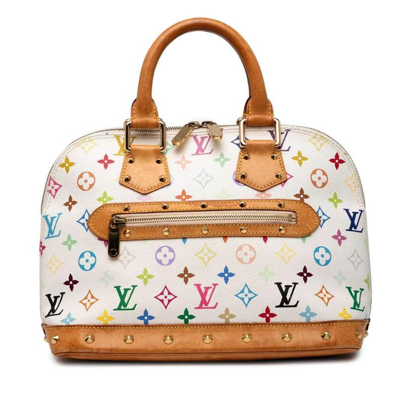 Louis Vuitton Monogram Multicolore Alma PM White Good condition - Front View