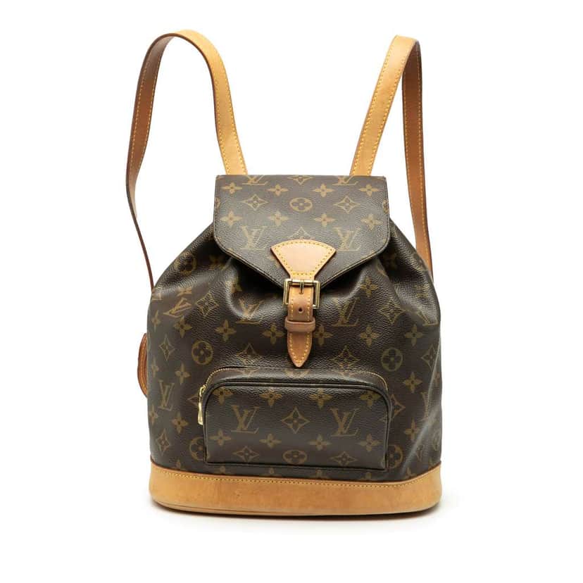 Louis Vuitton Monogram Montsouris PM Brown Good condition - Front View