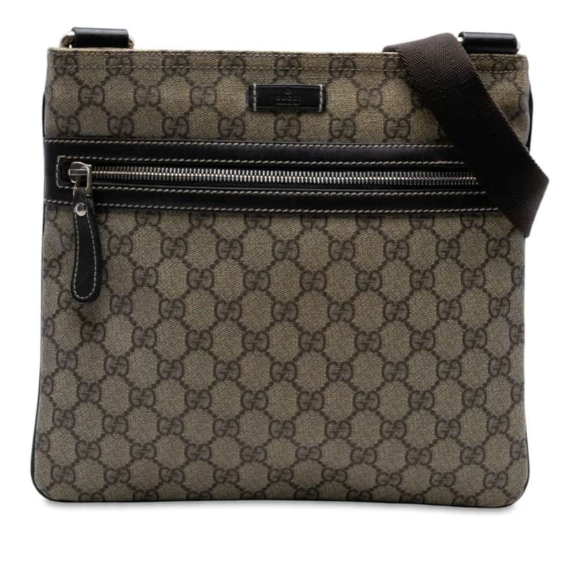 Gucci GG Supreme Crossbody Brown Canvas Good condition - Front View