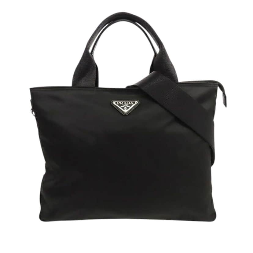 Prada Tessuto Satchel Black Good condition - Front View