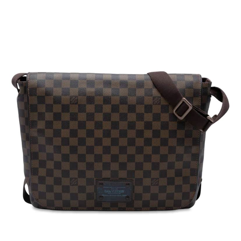 Louis Vuitton Damier Ebene Brooklyn GM Brown Good condition - Front View