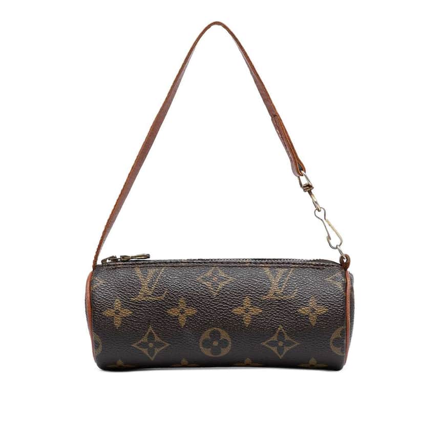 Louis Vuitton Monogram Papillon Pochette Brown Good condition - Front View