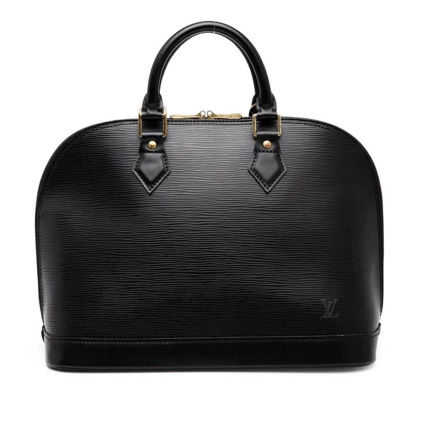 Louis Vuitton Epi Alma PM Black Leather Very good condition - Front View