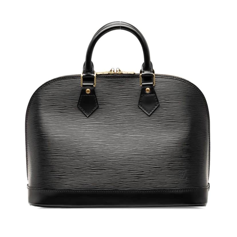 Louis Vuitton Epi Alma PM Black Leather Good condition - Front View