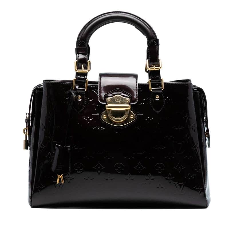 Louis Vuitton Monogram Vernis Melrose Avenue Purple Leather Good condition - Front View
