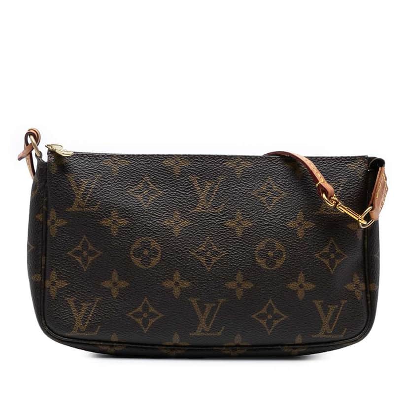 Louis Vuitton Monogram Pochette Accessoires Brown Good condition - Front View