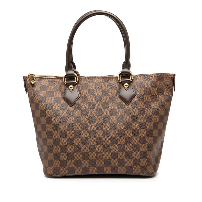 Louis Vuitton Damier Ebene Saleya PM Brown Good condition - Front View